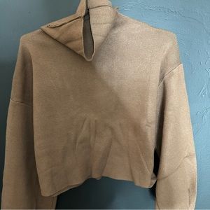 Women’s Turtle Neck Knit Pants Set | Mocha